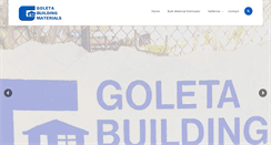 Desktop Screenshot of goletabuildingmaterials.com